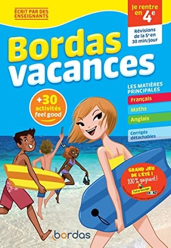 Je rentre en 4e, révisions de la 5e en 30 min/jour