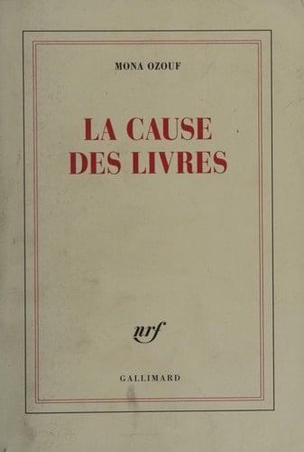 La cause des livres
