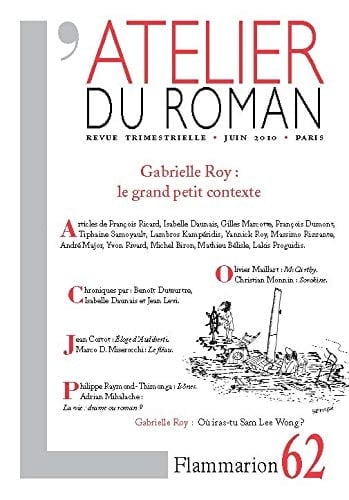 Gabrielle Roy le grand petit contexte