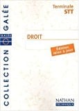 Droit, terminale STT
