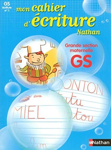 Mon cahier d'écriture GS maternelle
