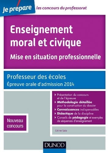 Enseignement moral et civique, mise en situation professionnelle Professeur des écoles, épreuve orale d'admission