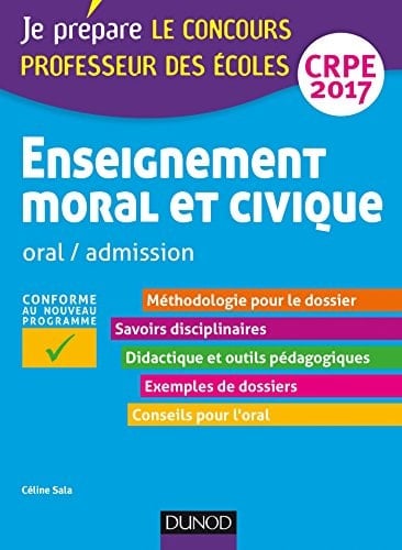Enseignement moral et civique Oral / Admission Professeur des écoles concours 2017
