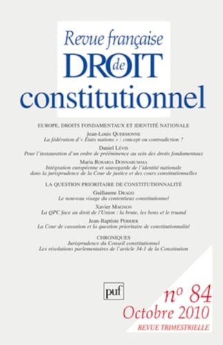 Europe, droits fondamentaux et identité nationale