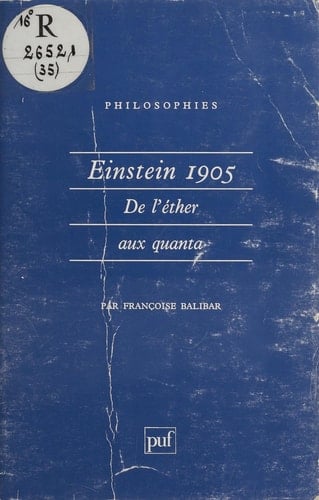 Einstein 1905 - De l'éther aux quanta