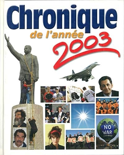 Chronique de l'année 2003
