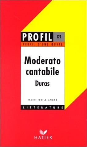 Moderato cantabile (1958), Marguerite Duras résumé, personnages, thèmes