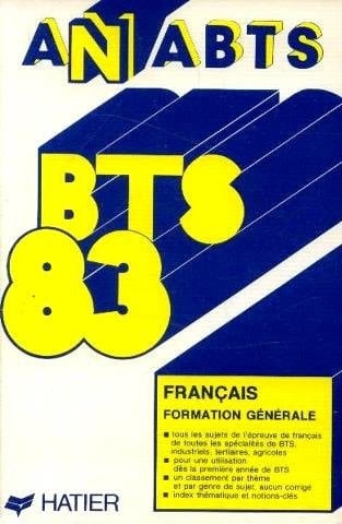 Français BTS. 1983