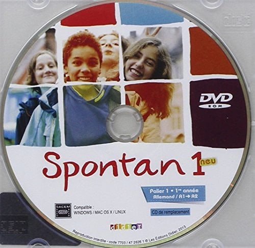 Spontan 1 Neu Palier 1 - 1re Annee - DVD-ROM de Remplacement