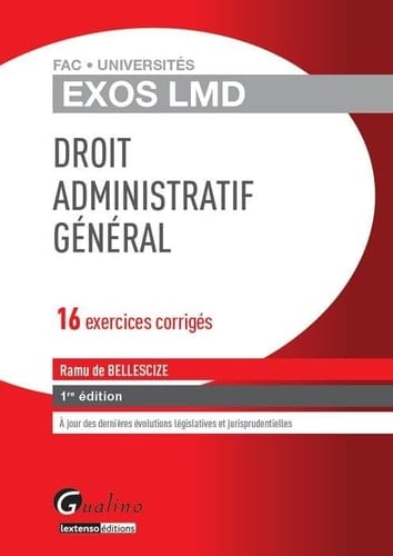 Droit administratif général 16 exercices corrigés