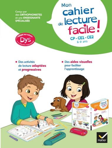 Mon cahier de lecture facile ! CP - CE1 - CE2