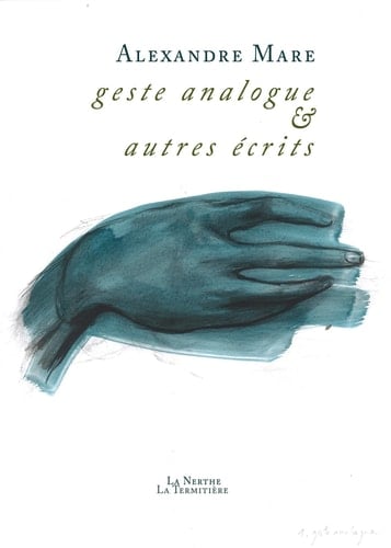 Geste analogue et autres récits accompagnés de 8 encres de Jérémy Liron