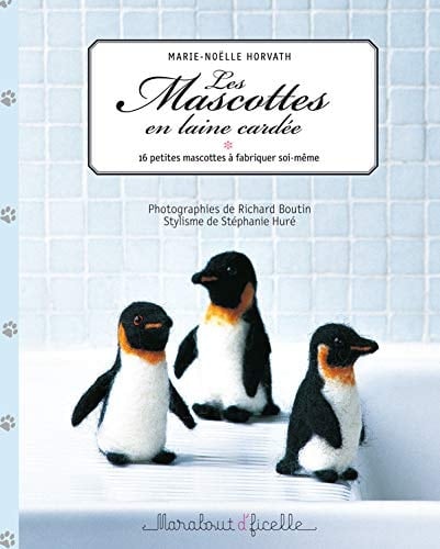 Les mascottes en laine cardée