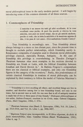 Perfect Friendship Studies in Literature and Moral Philosophy from Boccaccio to Corneille