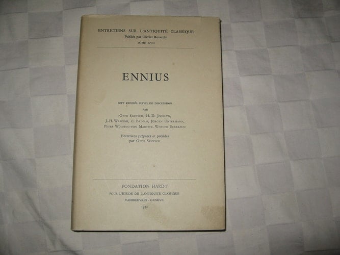 Ennius Vandoeuvres-Geneve, 23-27 Aout 1971