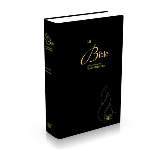 Bible d'étude Segond NEG Mac Arthur: Couverture rigide, Skyvertex noir