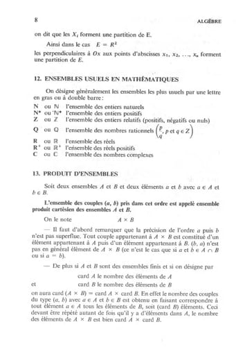 Mathématiques cours et exercices. Analyse. 1, 2, 3