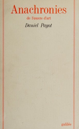 Anachronies de l'oeuvre d'art (0000)