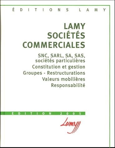 Lamy sociétés commerciales
