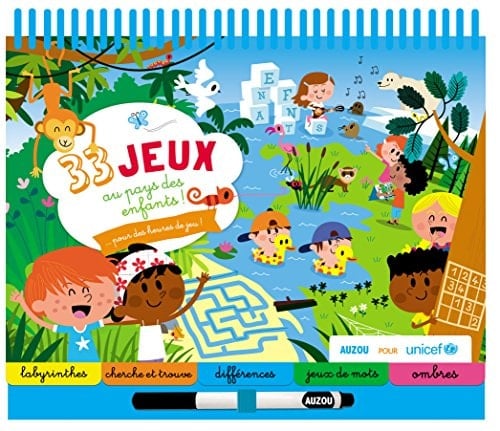 33 jeux au pays des enfants Avec un feutre effaçable