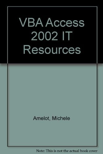 Access 2002 VBA Programming Access