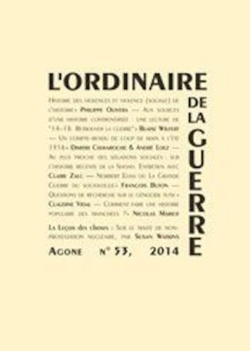 L'ordinaire de la guerre
