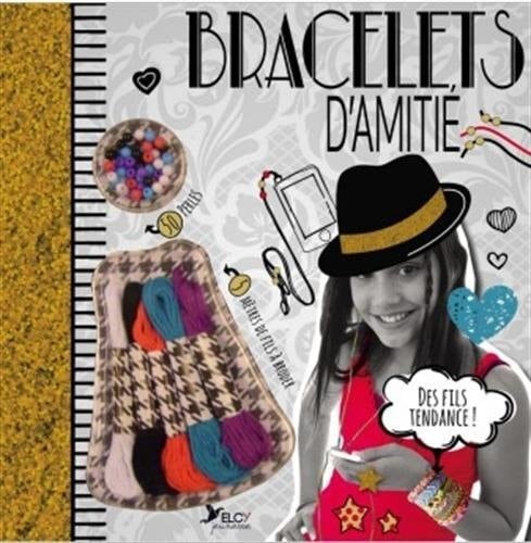 Bracelets de l'amitié Avec 50 perles et 5 mètres de fils à broder