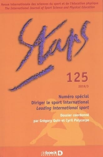Diriger le sport international Leading international sport