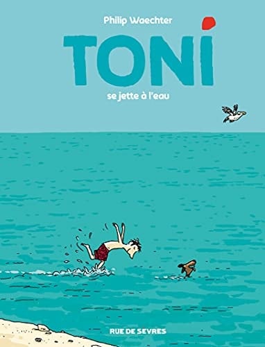Toni se jette à l'eau