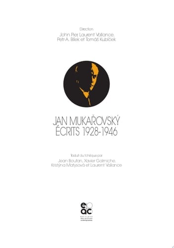 Jan Mukarovsky. Ecrits 1928-1946