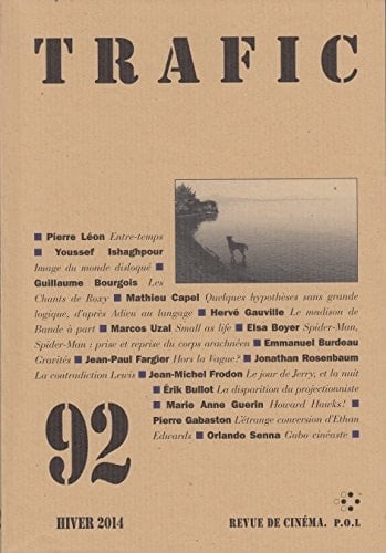 Trafic N° 92, hiver 2014