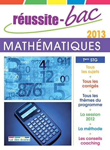 Mathématiques Tle STG