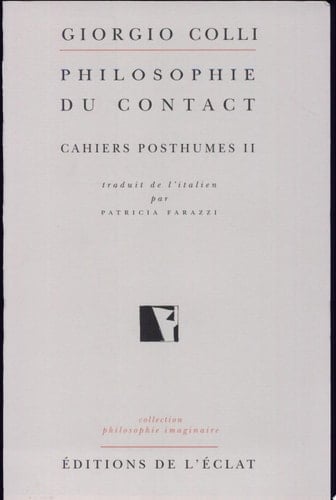 Philosophie du contact