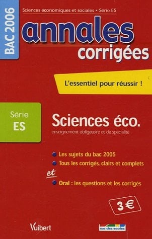 Sciences éco Enseignement obligatoire et de spécialité Bac Série ES