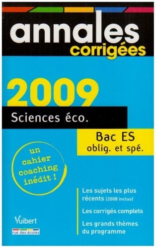Sciences éco Bac ES