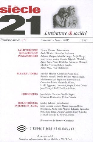 La littérature sud-africaine post-apartheid