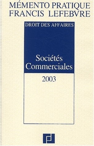 Societes Commerciales 2003