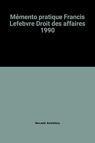 Droit des affaires 1990