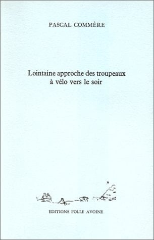 Lointaine approche des troupeaux à vélo vers le soir