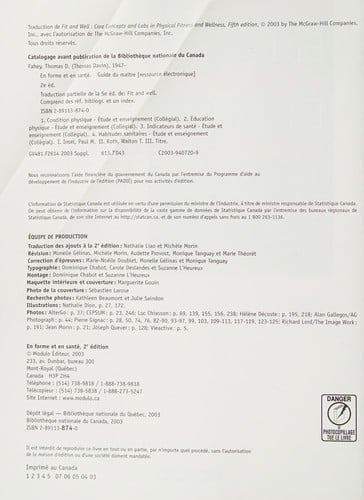 En forme et en santé