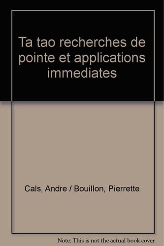 TA-TAO--recherches de pointe et applications immédiates