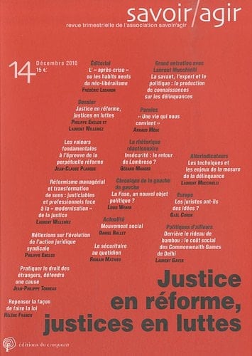 Justice en réforme, justices en luttes