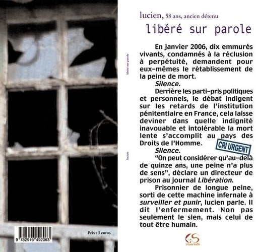 Libéré sur parole