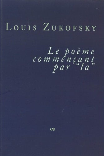 Le poème commençant par "la"