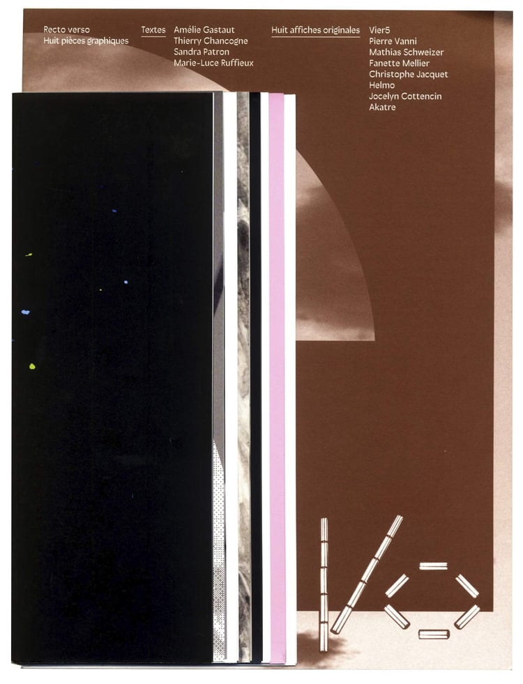 Recto verso huit pièces graphiques ; [à l'occasion de l'exposition ... aux Arts Décoratifs, à Paris, du 21 mai au 9 novembre 2014]