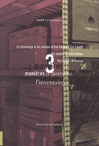 3 Manieres d'instruire l'inventaire