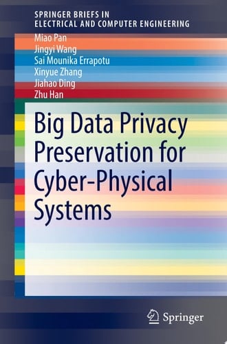 Big Data Privacy Preservation for Cyber-Physical Systems