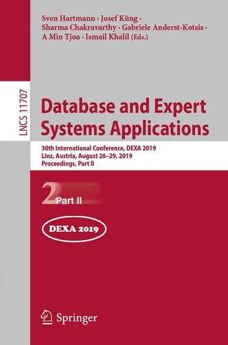 Database and Expert Systems Applications 30th International Conference, DEXA 2019, Linz, Austria, August 26–29, 2019, Proceedings, Part II
