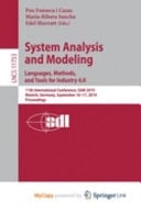 System Analysis and Modeling Languages, Methods, and Tools for Industry 4.0 : 11th International Conference, SAM 2019, Munich, Germany, September 16-17, 2019, Proceedings