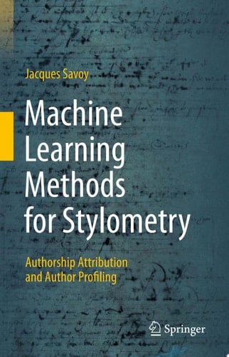 Machine Learning Methods for Stylometry